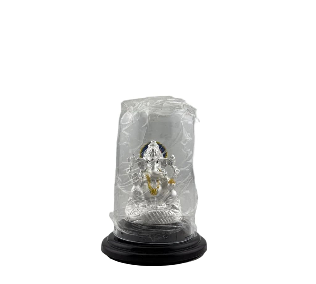 999 Pure Silver Ganesha Idol Design 4 6gm – Divine Ganpati