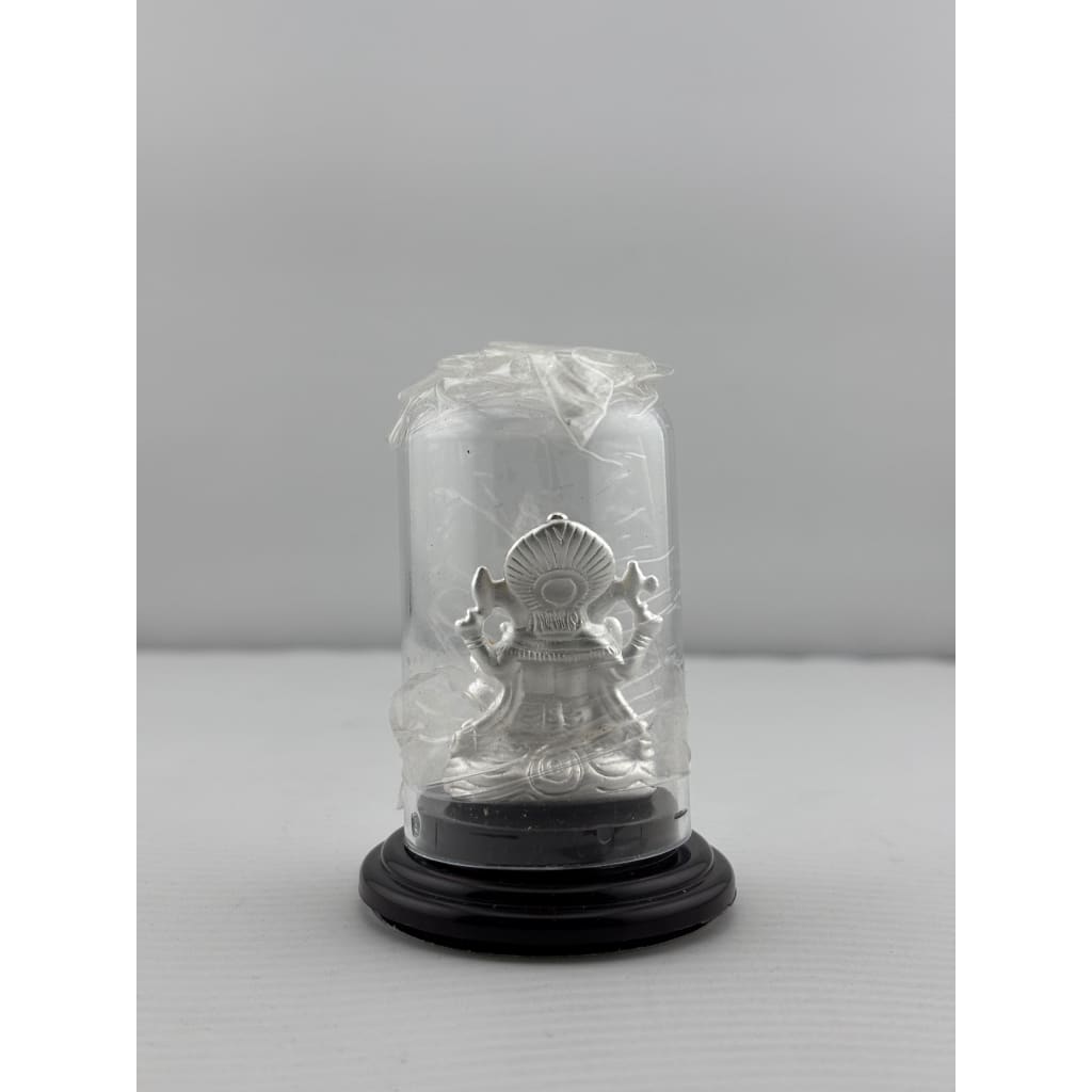 999 Pure Silver Ganesha Idol Design 4 6gm – Divine Ganpati Murti for Home Mandir & Gifting