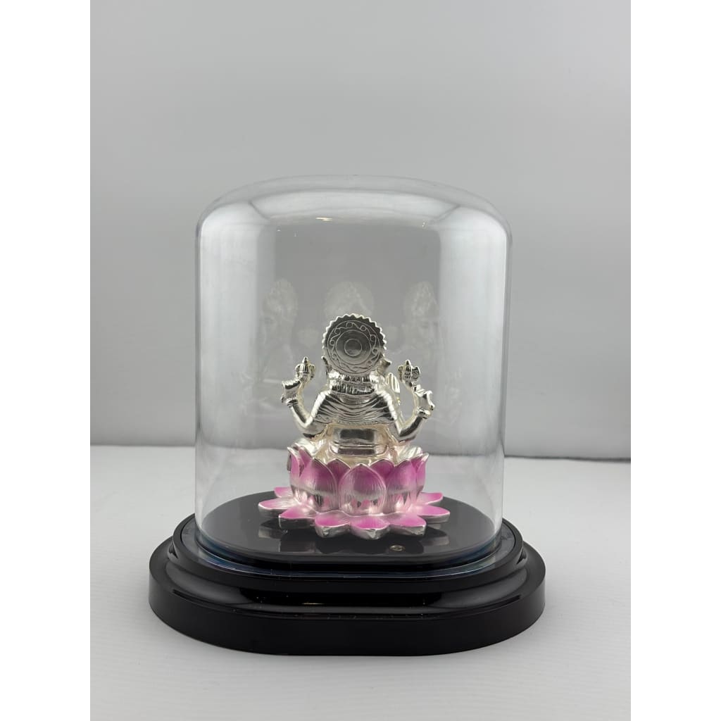 999 Pure Silver Ganesha Idol – Detailed Ganpati Murti for Home Mandir & Pooja
