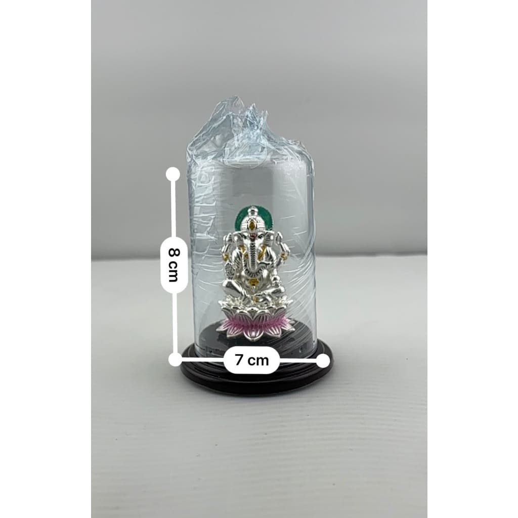 999 Pure Silver Ganesha Idol – Ganpati Murti for Home Mandir & Gifting