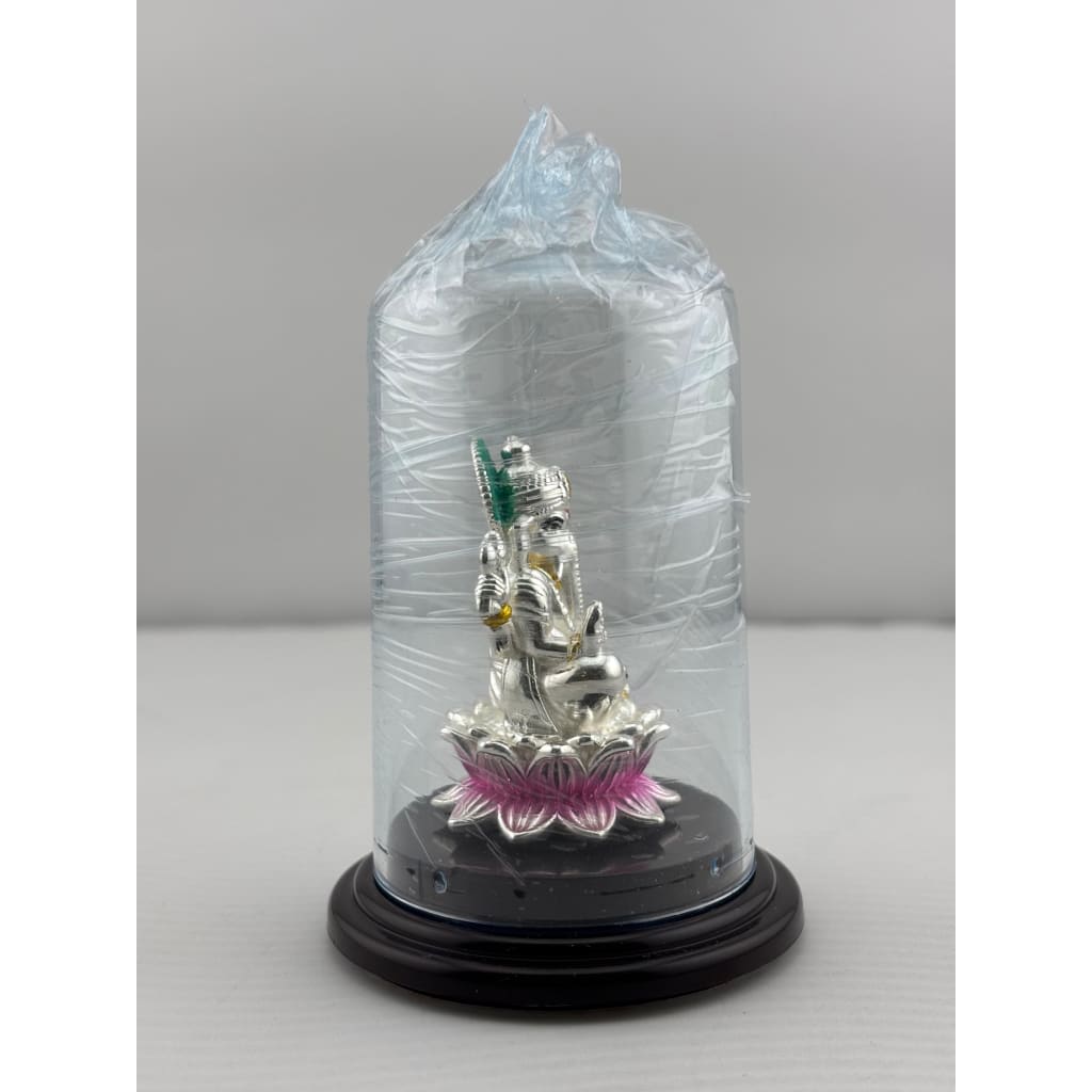 999 Pure Silver Ganesha Idol – Ganpati Murti for Home Mandir & Gifting