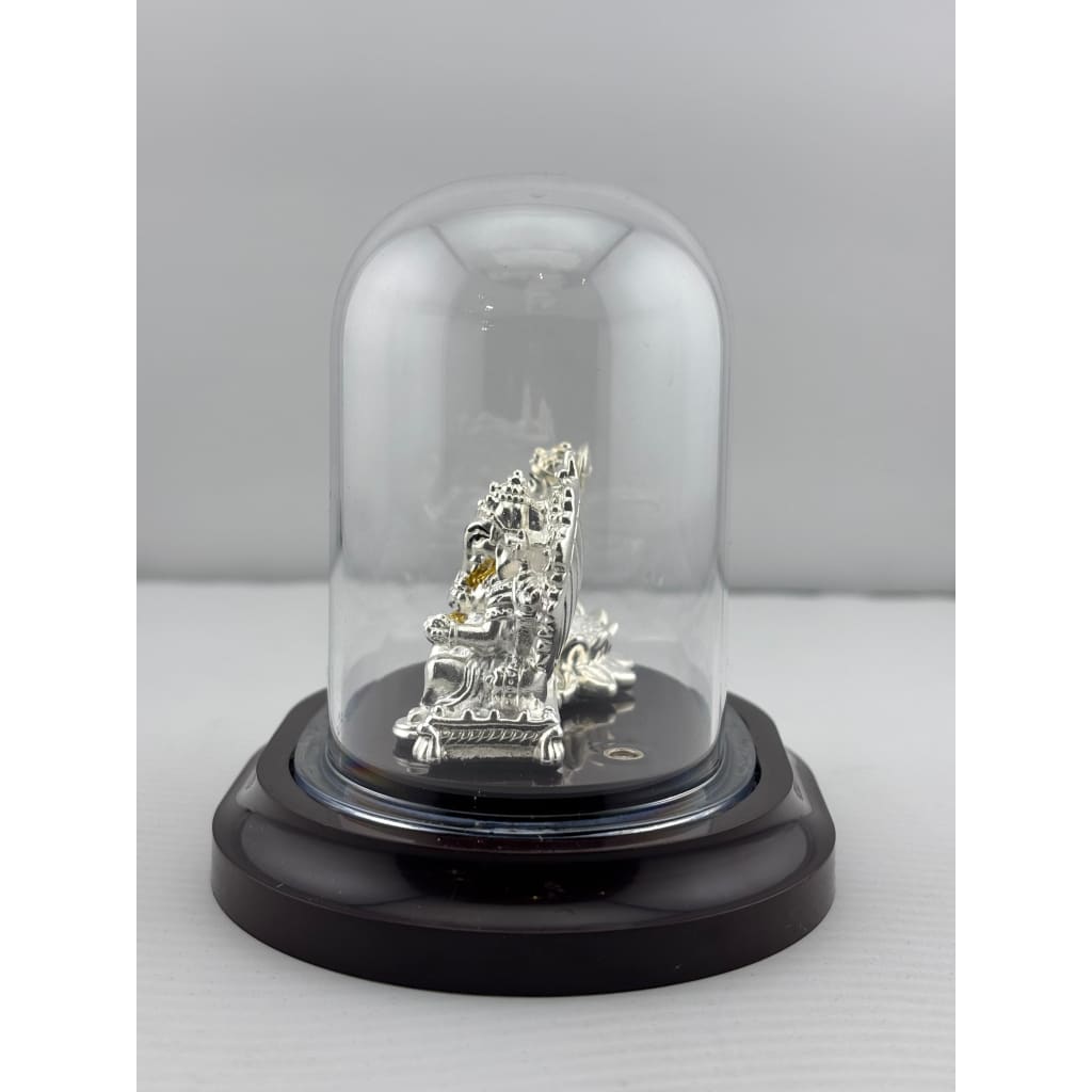 999 Pure Silver Ganesha & Lakshmi Idol 15gm – Prosperity Murti for Diwali & Temple Décor
