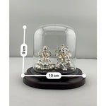 999 Pure Silver Ganesha & Lakshmi Idol 15gm – Prosperity Murti for Diwali & Temple Décor