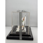 999 Pure Silver Ganesha & Lakshmi Idol 220gm – Prosperity Murti for Temple & Gifting