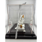 999 Pure Silver Ganesha & Lakshmi Idol 300gm – Prosperity Murti for Diwali & Temple Décor