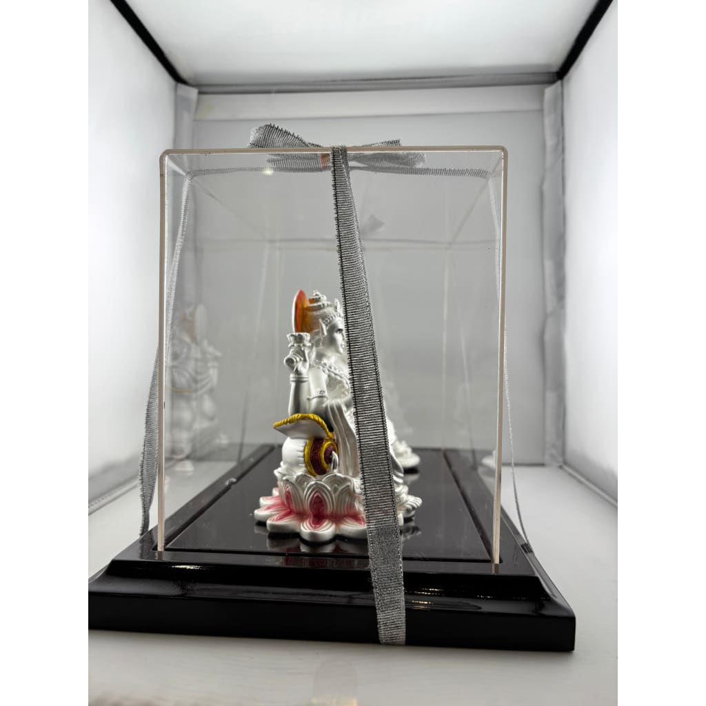 999 Pure Silver Ganesha & Lakshmi Idol 300gm – Prosperity Murti for Diwali & Temple Décor