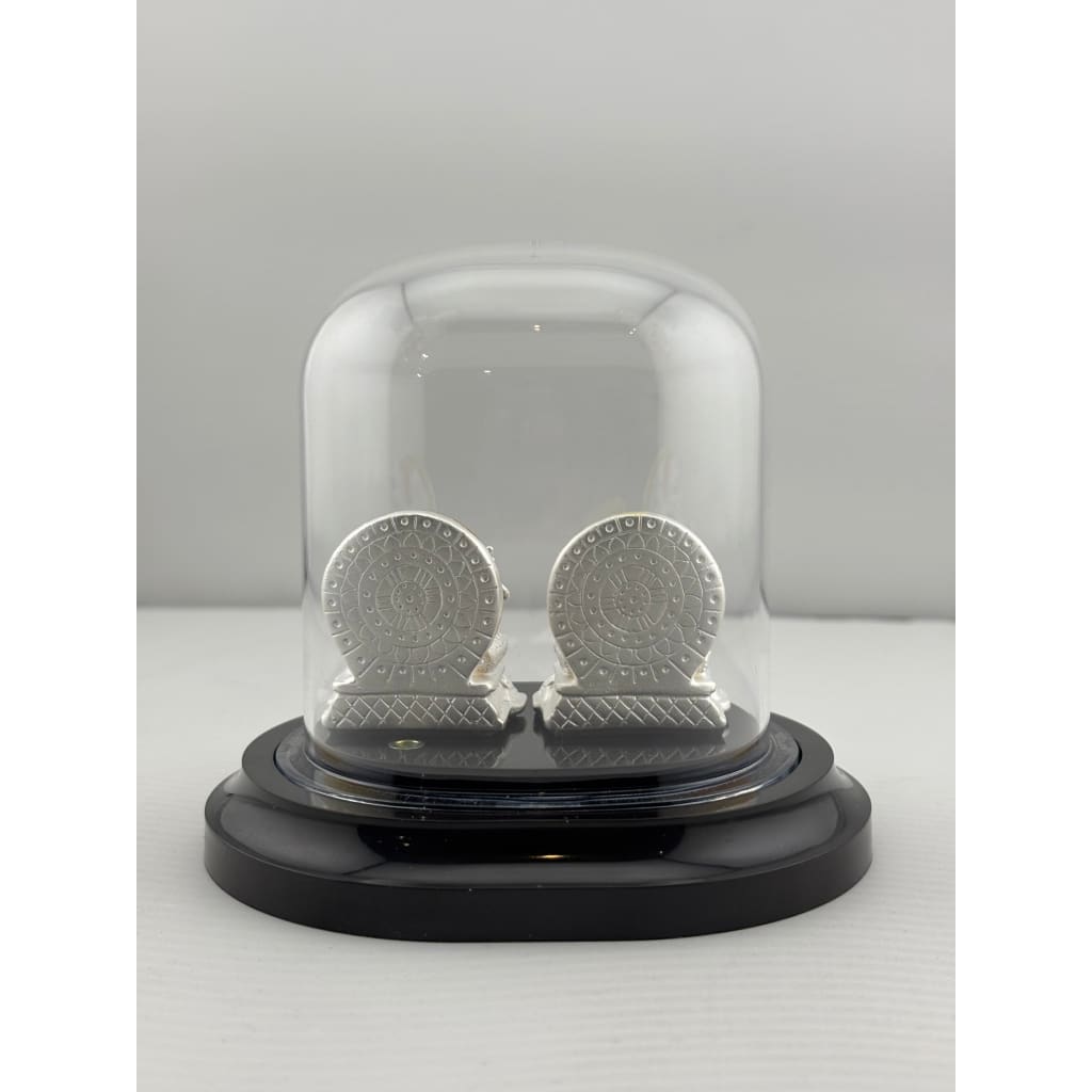 999 Pure Silver Ganesha & Lakshmi Idol Design 2 16gm