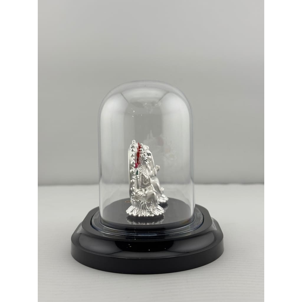 999 Pure Silver Ganesha & Lakshmi Idol Design 3 18gm