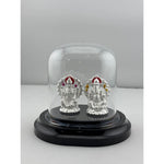 999 Pure Silver Ganesha & Lakshmi Idol Design 3 18gm
