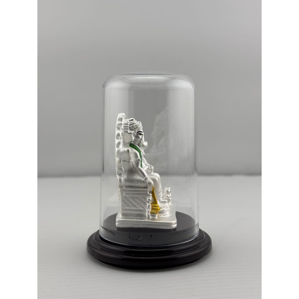 999 Pure Silver Ganesha (Lalbaugcha Raja) Idol 12gm – Divine Ganpati Murti for Pooja