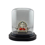 999 Pure Silver Ganesha on Sinhasan Idol in 32.15 gm