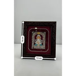 999 Pure Silver Ganesha Photo Frame 20gm – Auspicious Frame silver idol