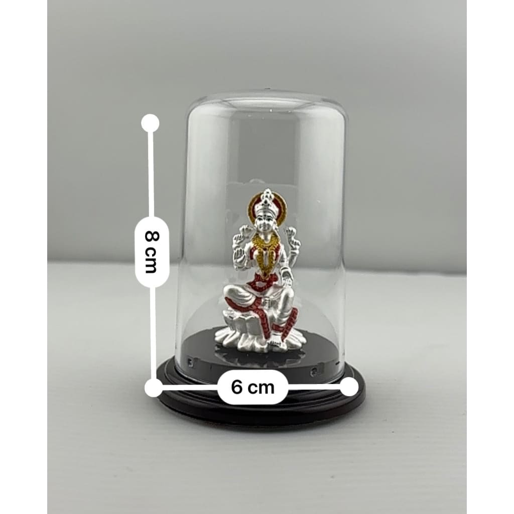 999 Pure Silver Goddess Lakshmi Idol 7gm – Laxmi Murti for Home Mandir & Gifting