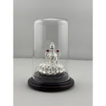 999 Pure Silver Goddess Lakshmi Idol 9gm – Floral Laxmi Murti for Diwali & Pooja