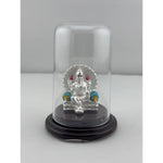 999 Pure Silver Goddess Lakshmi on Sinhasan Idol 7gm – Royal Laxmi Murti for Pooja