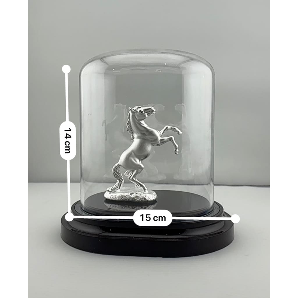 999 Pure Silver Horse Idol – Vastu Silver Ghoda Murti for Prosperity & Gifting