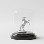 999 Pure Silver Horse Idol in Protective Acrylic Dome –
