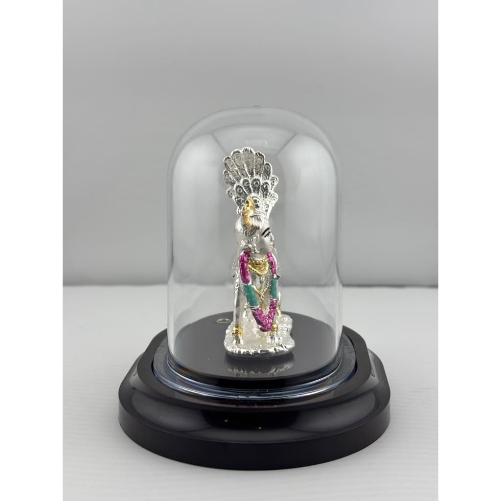 999 Pure Silver Kamadhenu Idol 11gm – Sacred Wish – Fulfilling Cow Murti for Pooja