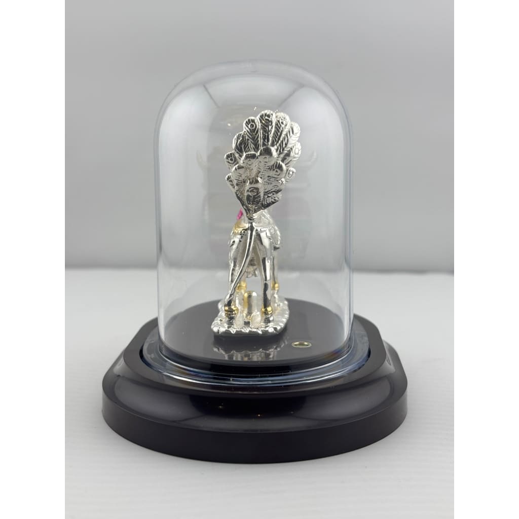 999 Pure Silver Kamadhenu Idol 11gm – Sacred Wish – Fulfilling Cow Murti for Pooja