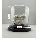 999 Pure Silver Kamadhenu Idol 39.73 gm – Sacred Wish – Fulfilling Cow Murti for Home Mandir