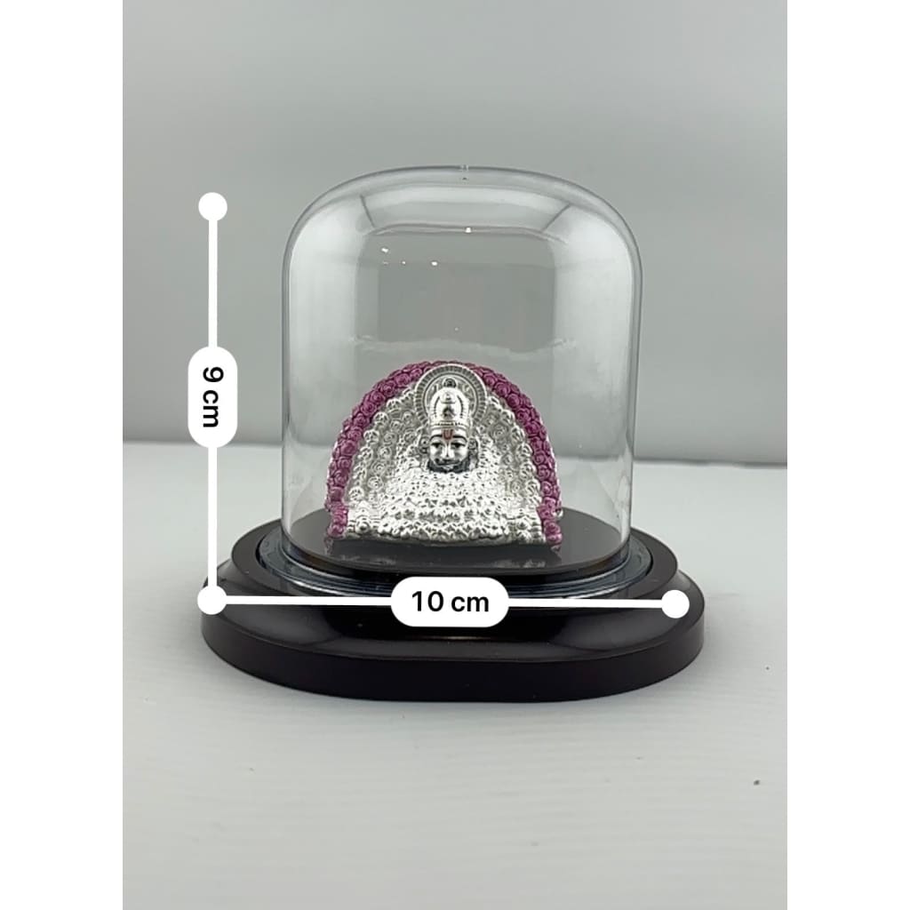999 Pure Silver Khatu Shyam Ji Idol 14gm – Divine Barbareek Murti