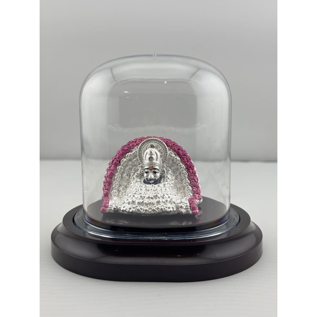 999 Pure Silver Khatu Shyam Ji Idol 14gm – Divine Barbareek Murti