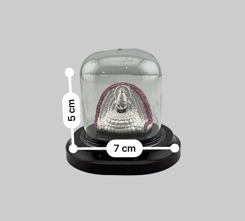 999 Pure Silver Khatu Shyam Ji Idol 6gm – Divine Shyam Baba Murti