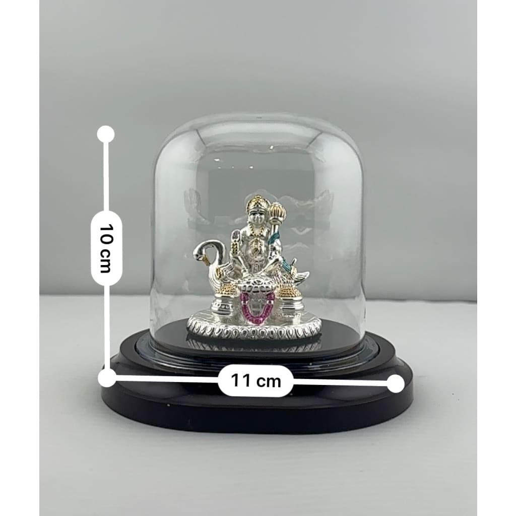999 Pure Silver Kubera Idol 12gm – Divine Wealth God Murti for Home Mandir & Gifting