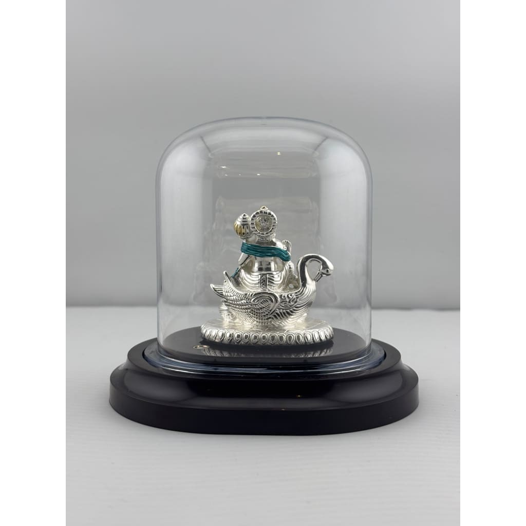 999 Pure Silver Kubera Idol 12gm – Divine Wealth God Murti for Home Mandir & Gifting