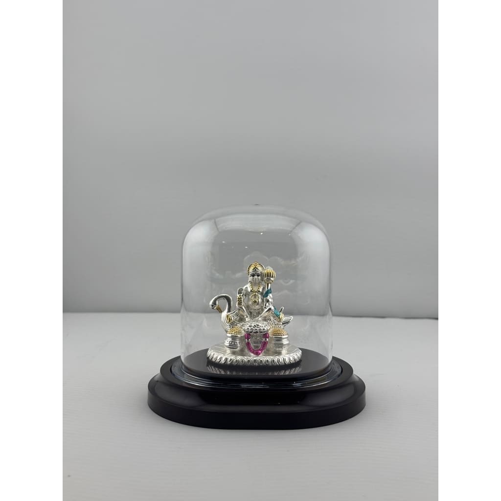 999 Pure Silver Kubera Idol 12gm – Divine Wealth God Murti for Home Mandir & Gifting