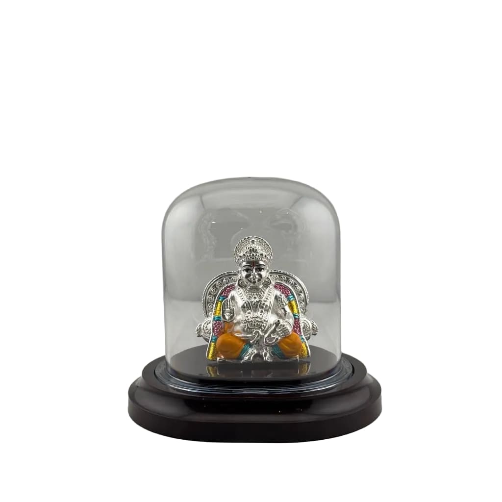 999 Pure Silver Kubera Idol 13gm – Wealth God Murti