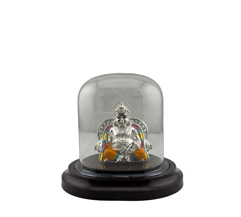 999 Pure Silver Kubera Idol 13gm – Wealth God Murti