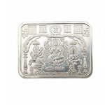 Silver Laxmi Ganesh Saraswati Yantra Plate 10g – view 3