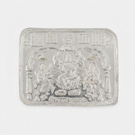 Silver Laxmi Ganesh Saraswati Yantra Plate 10g – view 5