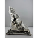 999 Pure Silver Lord Ganesha Idol on Decorative Base