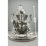 999 Pure Silver Lord Ganesha Idol with Turban Design – Ganpati Murti