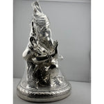 999 Pure Silver Lord Ganesha Idol with Turban Design – Ganpati Murti