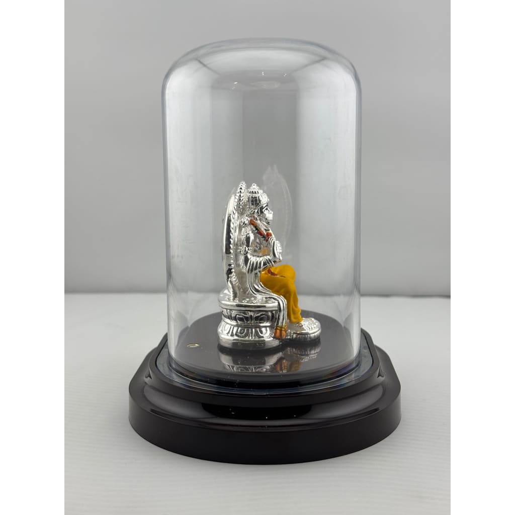 999 Pure Silver Lord Hanuman Idol 30gm – Divine Bajrangbali Murti for Temple & Pooja