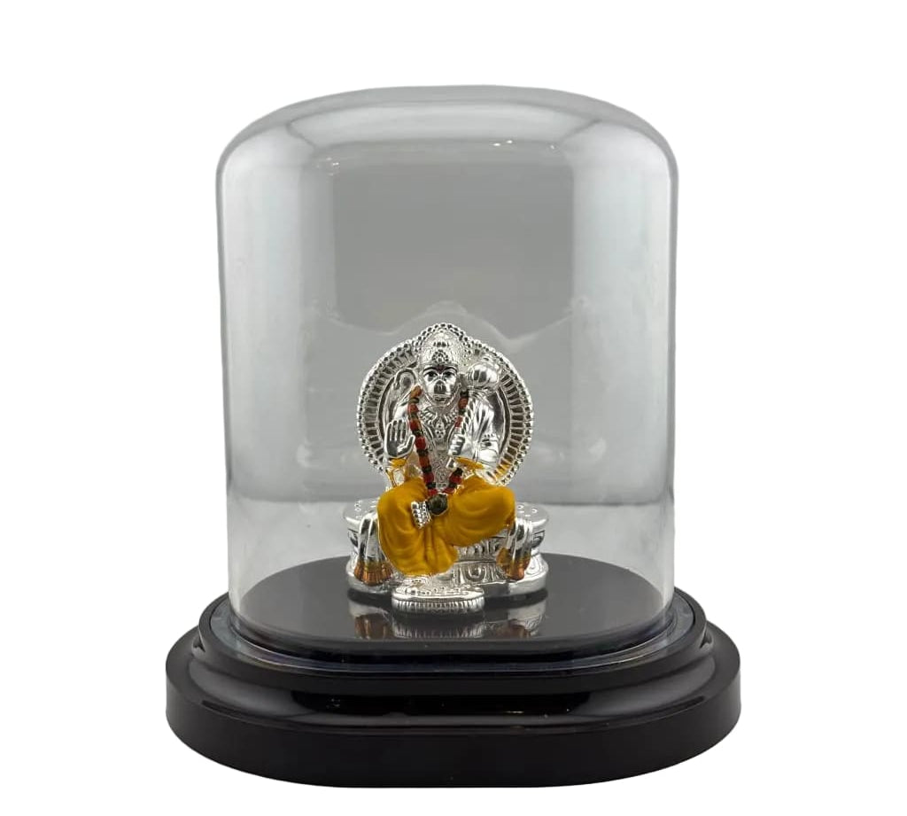 999 Pure Silver Lord Hanuman Idol 30gm – Divine Bajrangbali