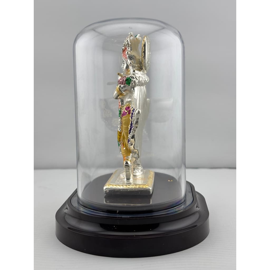 999 Pure Silver Lord Krishna Idol 42gm – Divine Bal Gopal Murti for Temple & Gifting