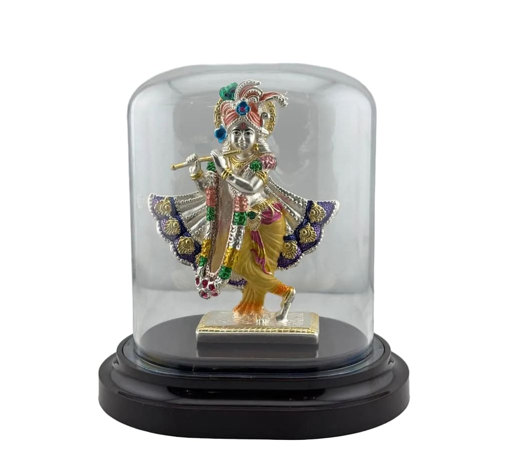 999 Pure Silver Lord Krishna Idol 42gm in Protective