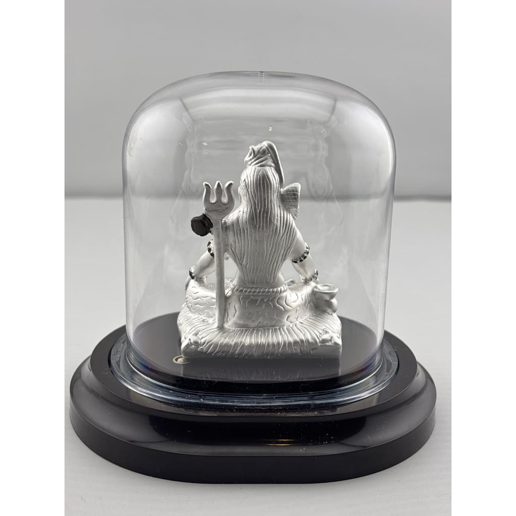 999 Pure Silver Lord Shiva Idol 20gm – Spiritual Shiv Murti for Temple Decor & Festivals