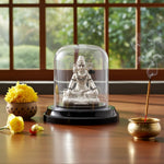 999 Pure Silver Lord Shiva Idol 20gm – Spiritual Shiv Murti for Temple Decor & Festivals
