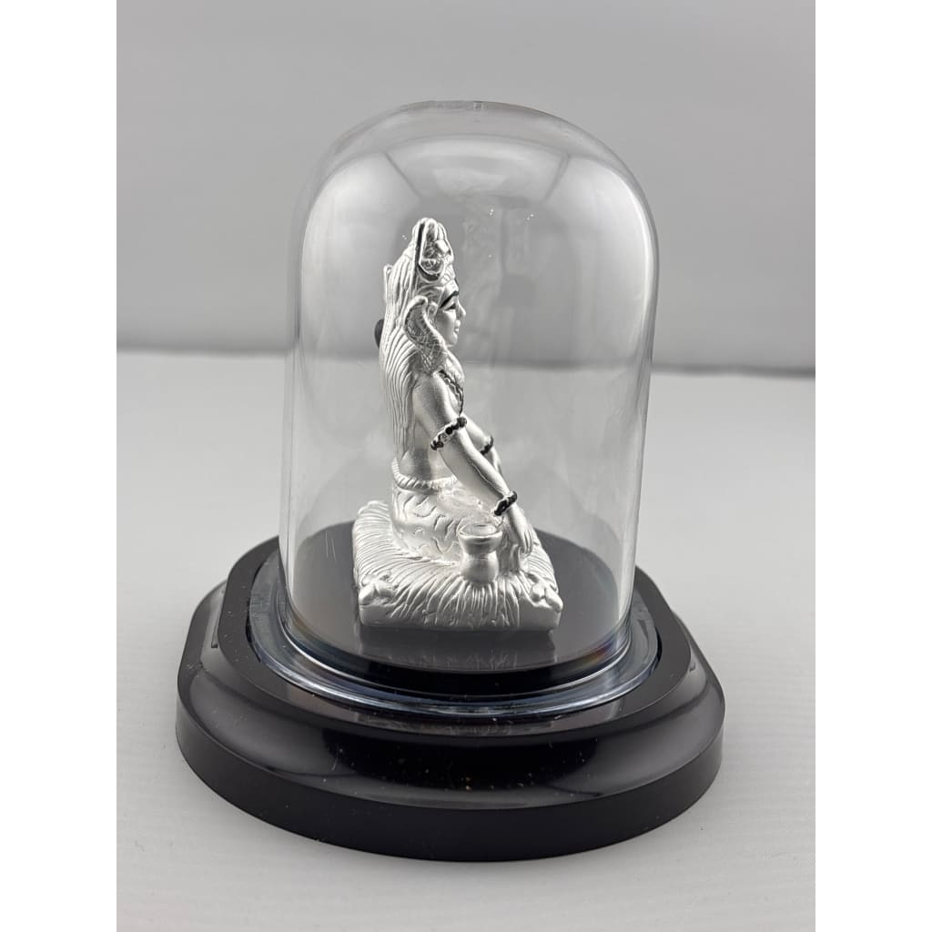 999 Pure Silver Lord Shiva Idol 20gm – Spiritual Shiv Murti for Temple Decor & Festivals