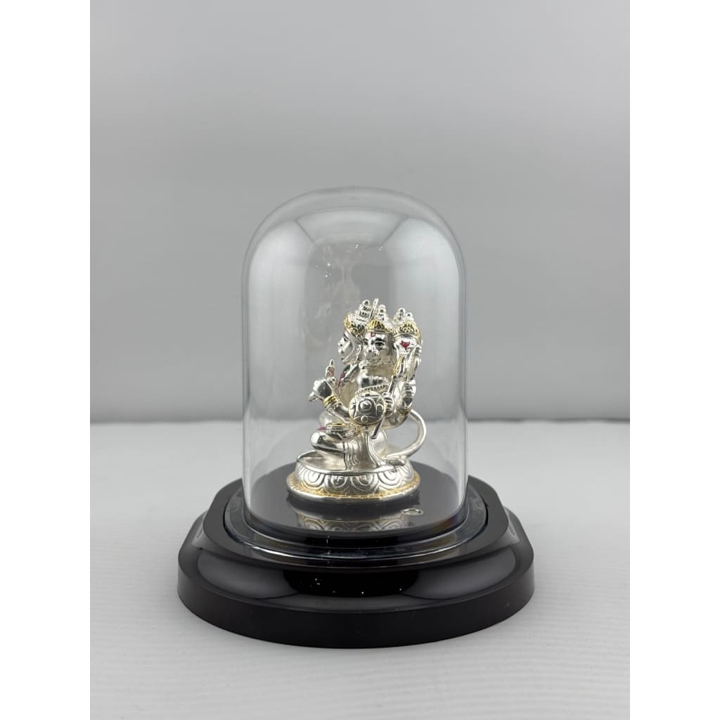 999 Pure Silver Pancha Mukhi Hanuman Idol 20gm – Five – Faced Murti for Temple & Pooja