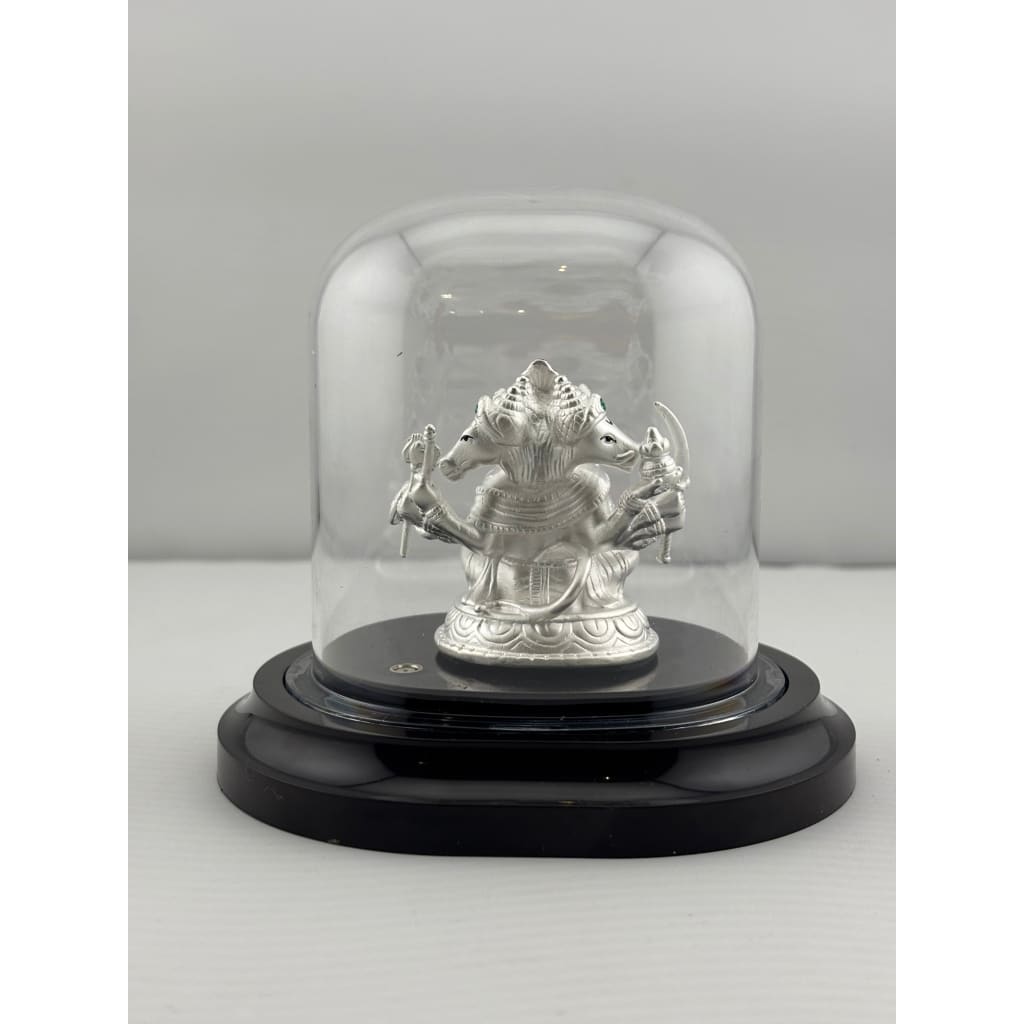 999 Pure Silver Pancha Mukhi Hanuman Idol 20gm – Five – Faced Murti for Temple & Pooja
