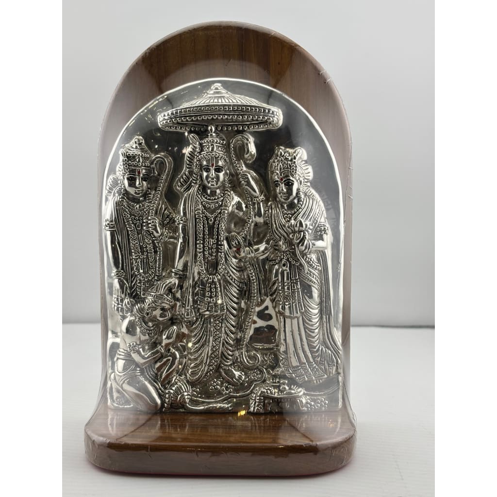 999 Pure Silver Ram Family Idol 111gm – Divine Family Murti for Pooja & Prosperity