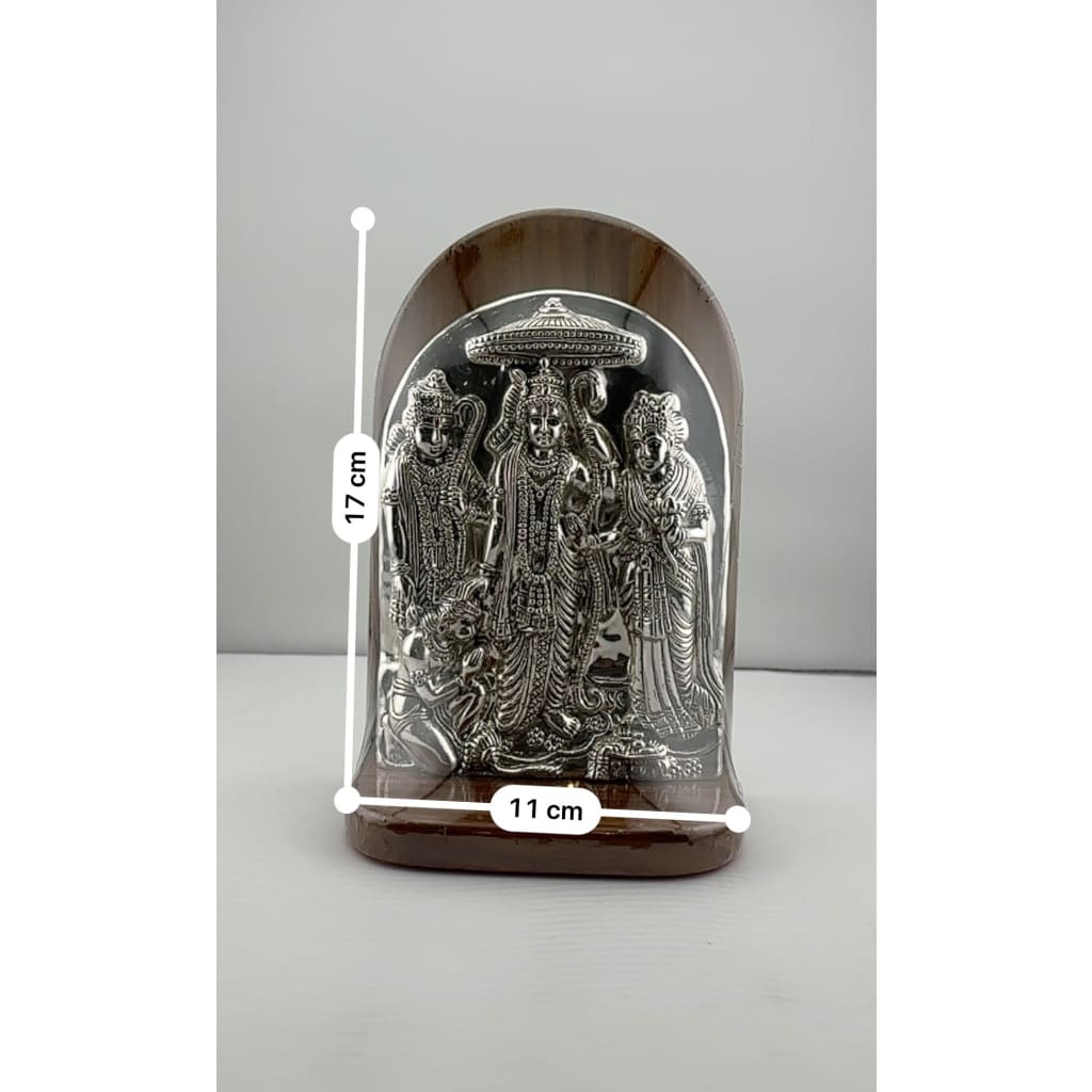 999 Pure Silver Ram Family Idol 111gm – Divine Family Murti for Pooja & Prosperity