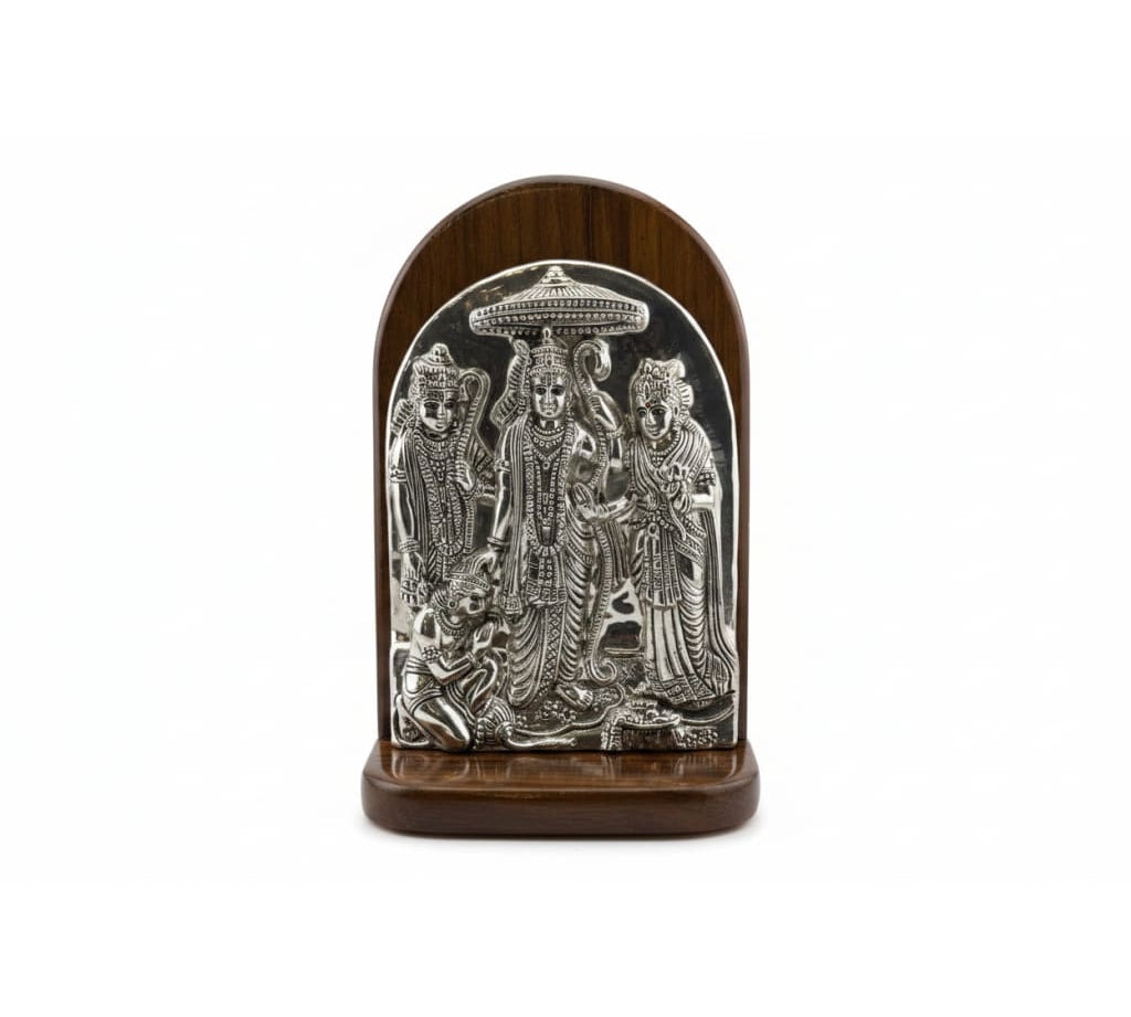 999 Pure Silver Ram Family Idol 111gm – Divine Family Murti