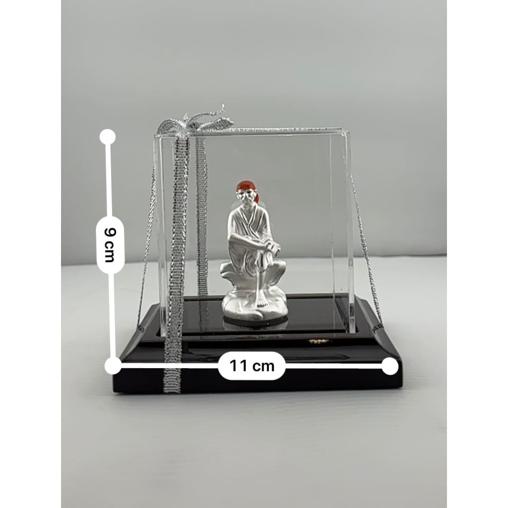 999 Pure Silver Sai Baba Idol 9gm – Divine Shirdi Sai Murti for Temple & Gifting